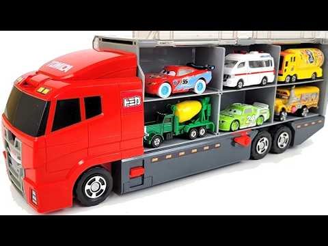 13 Types Tomica Cars ☆ Play with miniature cars and the Okatazuke convoy