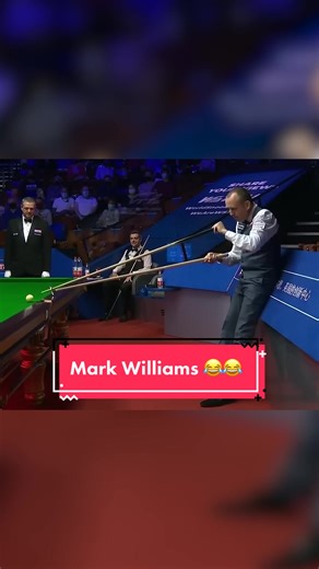 Mark Williams' Hilarious Rest Shot - Snooker Moments