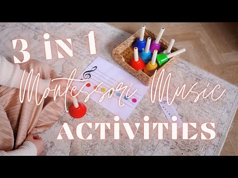 how to teach children MUSIC NOTES | free template 🌈🎵 | easy montessori activity for kids 3 - 9