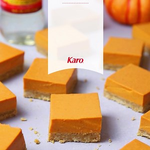 589 reactions · 308 shares | All the creaminess, none of the hassle! Switch up your pumpkin pie this holiday with these No-Bake Pumpkin Pie Bars! | Karo Syrup | Facebook