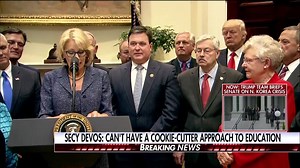 338K views · 5.5K reactions | "We can’t have a cookie-cutter approach to education." Education Secretary Betsy DeVos commented on President Donald J. Trump's Education Federalism Executive Order, which aims to reduce the federal government's role in K-12 education. | Fox News | Facebook