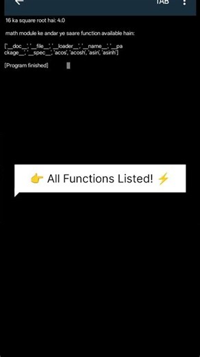 Day 42: 👉 Stop Writing Long Python Code! 🤯 Python Math Module Trick #shorts #python