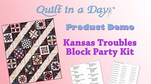 7.7K views · 201 reactions | Scrappy Quilts are more fun! Sue walks you through your Kansas Troubles Kit. https://www.quiltinaday.com/shoponline/notion/210578 https://www.quiltinaday.com/shoponline/fabrickit/211067 | Quilt in a Day and Eleanor Burns | Facebook