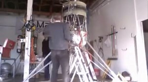 How to dismantle a planetary landing rocket