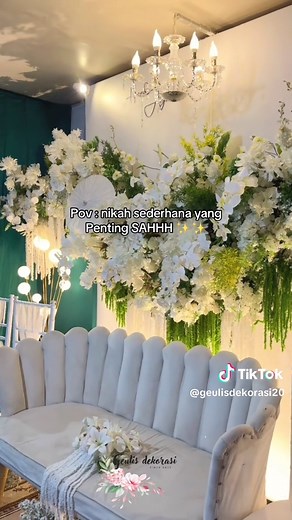 Dekorasi Nikah Sederhana dan Elegant