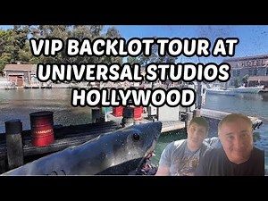 Up Close with JAWS! 🦈 VIP Backlot Tour at Universal Studios Hollywood
