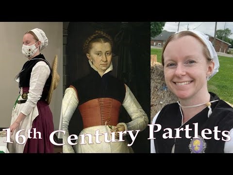 Drafting a 16th Century Partlet Pattern | Kirtle Gown Dress Cover