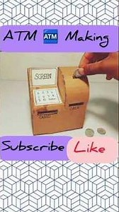 How to make ATM machine by paper board #shorts #youtubeshorts #atm