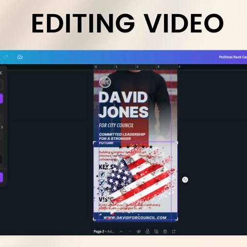 Political Campaign Flyer, Union Election Flyer, Political Campaign Rack Card, Election Candidate Flyer Template, Canva Template - Etsy