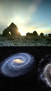 16K views · 419 reactions | Milkomeda Timelapse - Milky Way and Andromeda Collision #milkyway #Andromeda #universe #space #spaceexploration | Space For All Mankind | Facebook