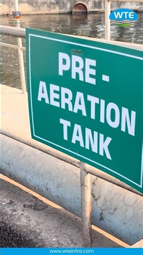 Pre-Aeration Tank Working Process in Sewage Treatment Plant♻️| Wastewater Treatment Explained | WTE🌱