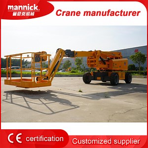 [Hot Item] 28m Aerial Working Telescopic Boom Platform Self Walking Table Lift Work Platform
