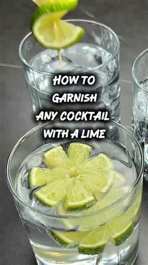 How to garnish any cocktail with a lime