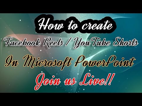 How to create Facebook reels or YouTube shorts in Microsoft PowerPoint