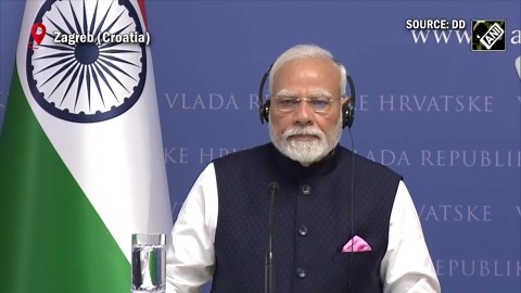 PM Narendra Modi and Croatian PM Andrej Plenković hold joint press statements