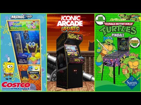 Sunday Chill & Chat | TMNT Pinball | SpongeBob SquarePants Claw Machine | Iconic Arcade Updates