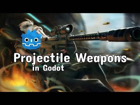Projectile gun 2D using Godot [in 3 Minutes]
