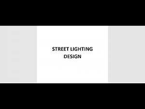 Street lighting design on Dialux ( تصميم انارة الشوارع ) ( اضاءة الشوارع )