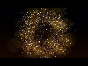 Golden Explosion Stock Motion Graphics