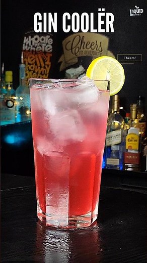 Gin Cooler Cocktail | Easy Recipe