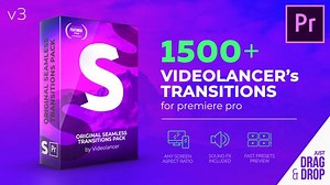 Videohive 22125468 1500 Transitions for Premiere Pro - Original Seamless Transitions V3 (Updated)