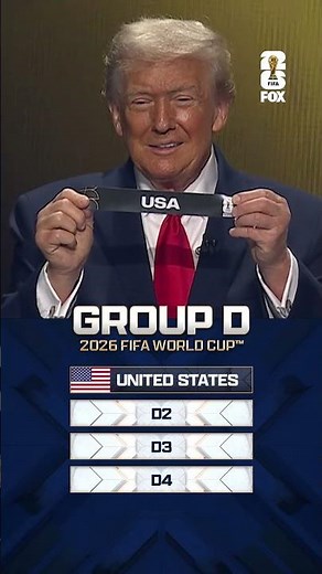 USA’S GROUP IS SET FOR THE 2026 FIFA WORLD CUP 🇺🇸