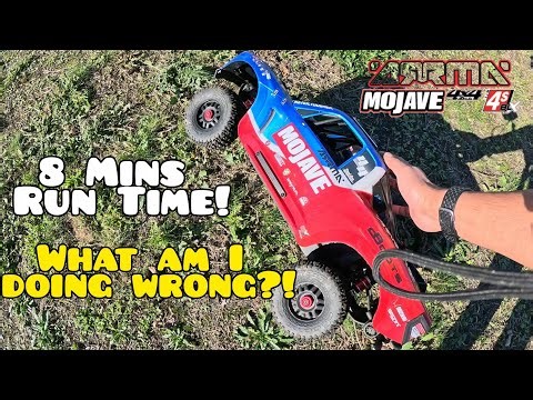 🤷🏽 Arrma Mojave 4S - Disappointing Run Time! #ArrmaMojave4S #Arrma #DesertTruck #SCT #Arrma4S