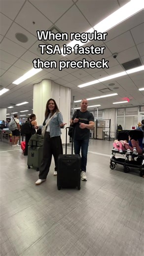 When your the only person in your family without TSA precheck #airport #tsa #tsaprecheck