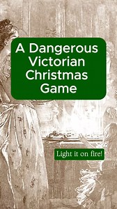 Snap Dragon. The most dangerous Christmas game ever. 🔥 #christmas | Tasting History
