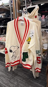 62K views · 2.1K reactions | 懶 Snoopy fans, this one’s for you! The new ivory Snoopy Graphic Cardigan is the cutest cozy layer — soft knit, embroidered details, and easy to style over anything! Link in bio ($40.00) #Target #TargetRun #TargetFinds #Snoopy #cardigans | Target Gems | Facebook