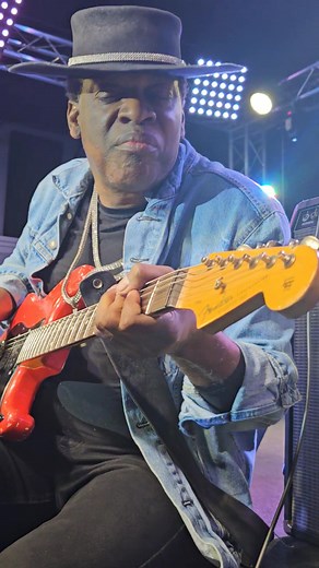 Playing guitar is my happy place...here's some more good music from me to you!😘 | Carvin Jones