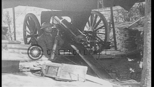 1925年-美国75毫米野战炮发射与8英寸重炮发射录像