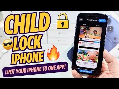 How to Child lock on iPhone in 2026 | Limit your iPhone to one app in iOS 26