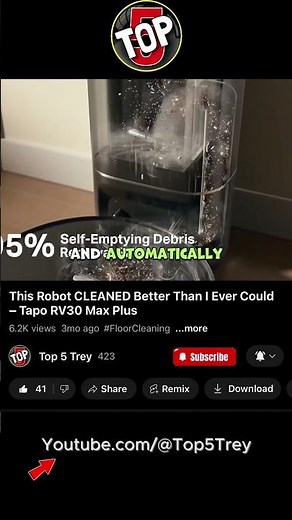 Dirt-Free for 70 Days? This Robot Mop Changes Everything! #shorts