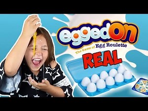EGGED ON GAME CHALLENGE | EGG ROULETTE