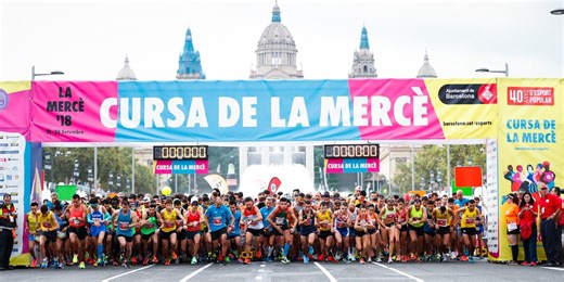 La Cursa de la Mercè de Barcelona contará con 10.000 corredores: horario y recorrido