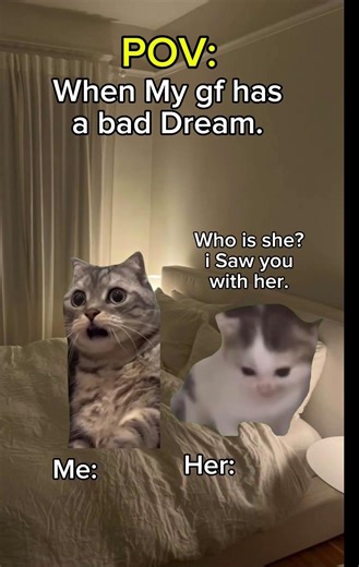 Pov: When my gf has a bed Dream 😿❤️