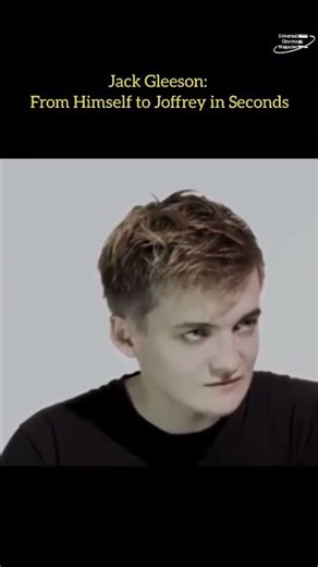 Watching Jack Gleeson slip from his real self into Joffrey Baratheon is chilling