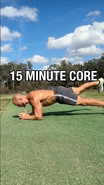 🔥15 Minute Core - Bodyweight Exercises!