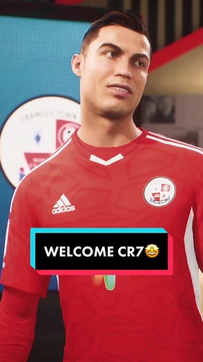 Welcome to Crawley Town, CR7🇵🇹✍️ #football #efl #crawleytown #soccer #cr7 #ronaldo #manutd