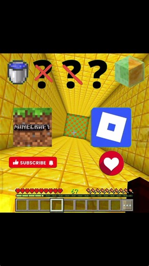 testing Minecraft blocks VS fall damage #minecraft #shorts