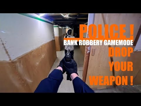如何防止你家銀行被搶劫 How to Prevent a Bank Robbery Airsoft CQB Gameplay (Tokyo Marui Glock19 GEN4) LZ0124