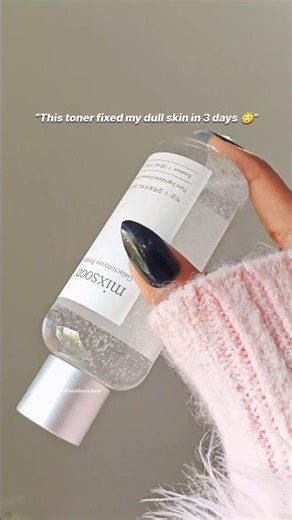 Glass Skin in 7 Days? Korean Toner Secret 😳✨ #mixsoon #beautyshorts #yesstyle