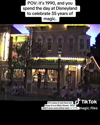 POV it’s 1990 and you spend the day at Disneyland to celebrate 35 years of magic. #disneyland #70thanniversary #fyp