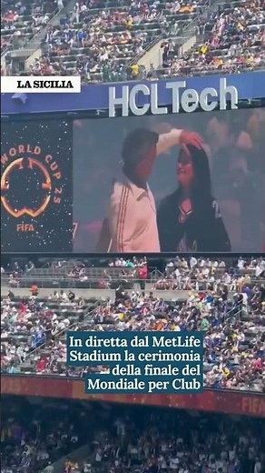 La cerimonia della finale del Mondiale per Club in diretta dal MetLife Stadium