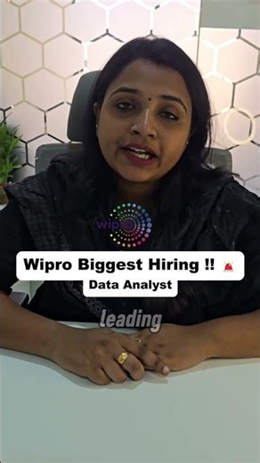 Wipro Hiring Data Analyst 2026 | Apply Now | SQL & Excel Jobs | Freshers Eligible?