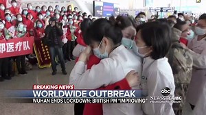 49K views · 436 reactions | WORLDWIDE OUTBREAK: After a 76-day lockdown, Wuhan, China, is now allowing people to move around with some restrictions – as the UK records its deadliest day and PM Boris Johnson remains in the ICU, but is reportedly improving. Ian Pannell reports. https://abcn.ws/39yslVY | ABC World News Tonight with David Muir | Facebook