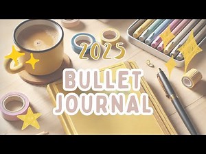 🌟 2025 Bullet Journal Setup | Yearly Spreads & Trackers