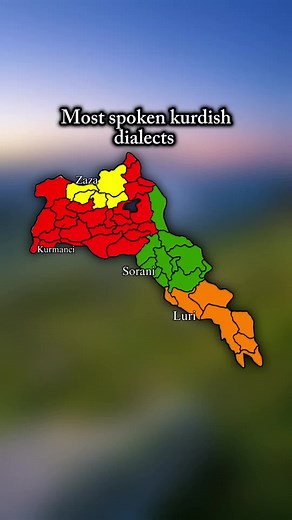 Kurdish Language Dialects: A Visual Map Explored
