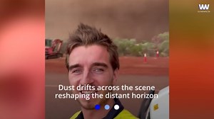 Massive dust storm unleashes 'wall of sand' in Australian desert